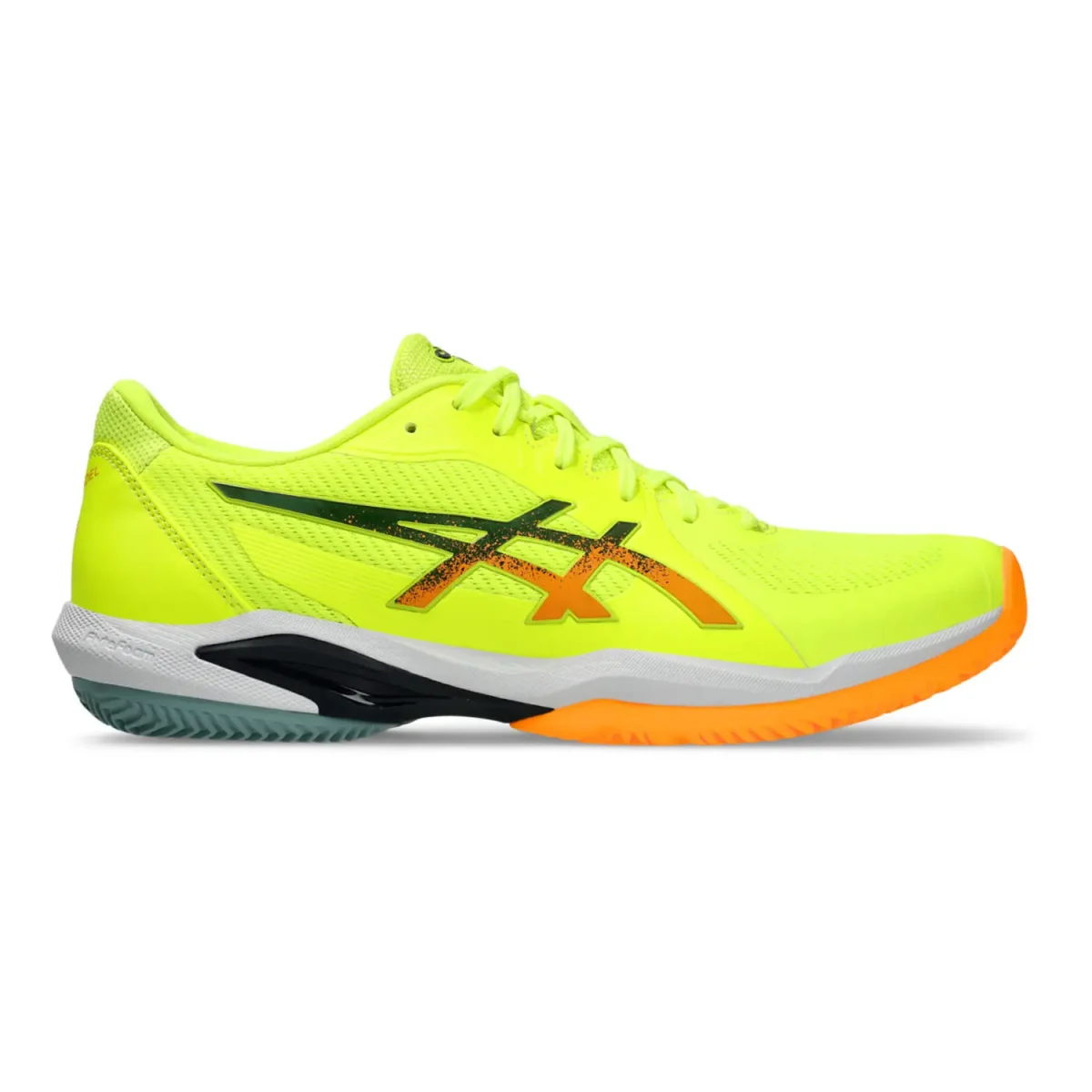ZAPATILLAS ASICS SOLUTION SWIFT FF 2 PADEL SAFETY YELLOW / STADIUM ORANGE