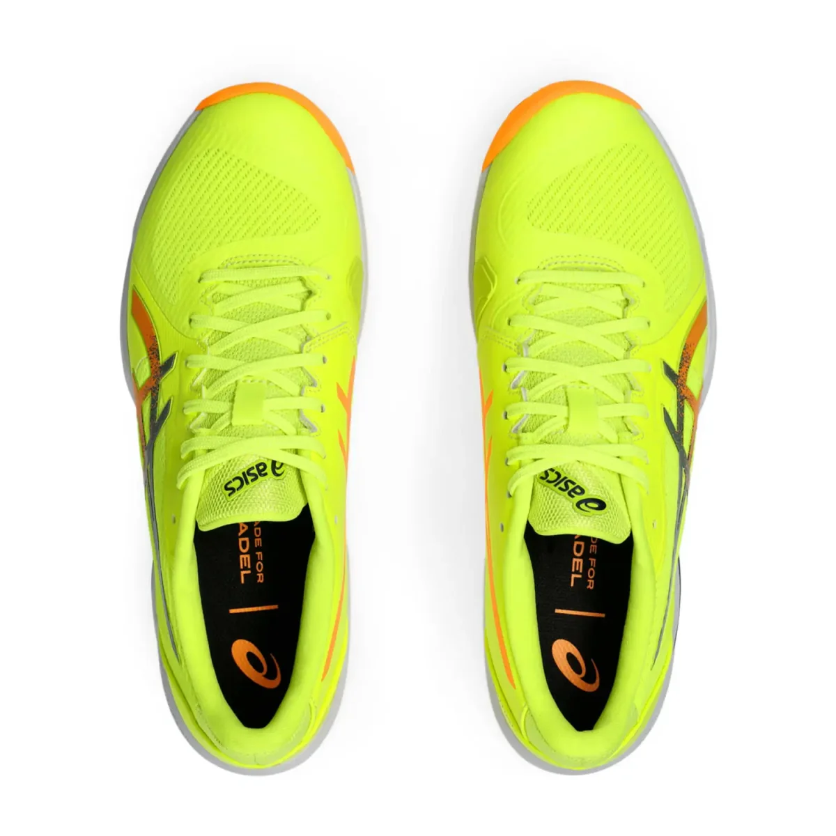 ZAPATILLAS ASICS SOLUTION SWIFT FF 2 PADEL SAFETY YELLOW / STADIUM ORANGE - Imagen 5