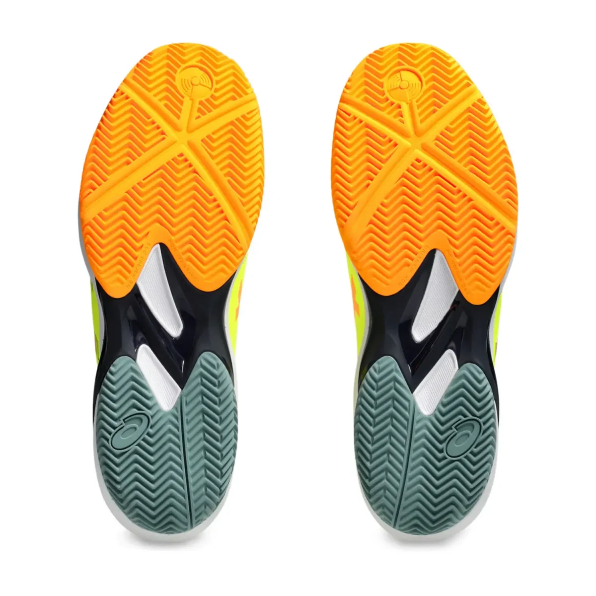 ZAPATILLAS ASICS SOLUTION SWIFT FF 2 PADEL SAFETY YELLOW / STADIUM ORANGE - Imagen 6