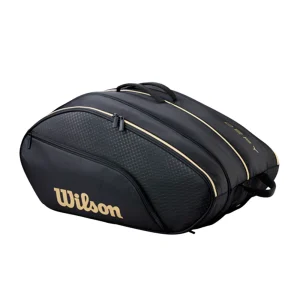 WILSON DEFY V1 Padel Bag Black/Gold 2026 (Paletero)