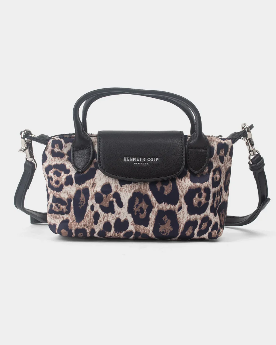 Cartera tipo cross body para mujer savage print