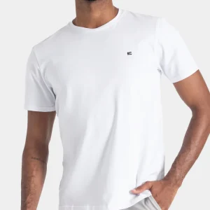 Camiseta fondo entero para hombre whithe