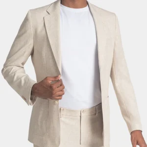 Americana de lino para hombre