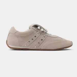 Zapatillas de cuero para mujer donna stud sneaker