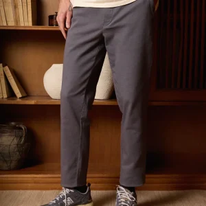 Pantalón Cintura Goma Algodón Marino