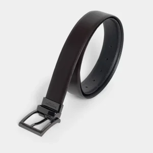 Correa de cuero reversible para hombre