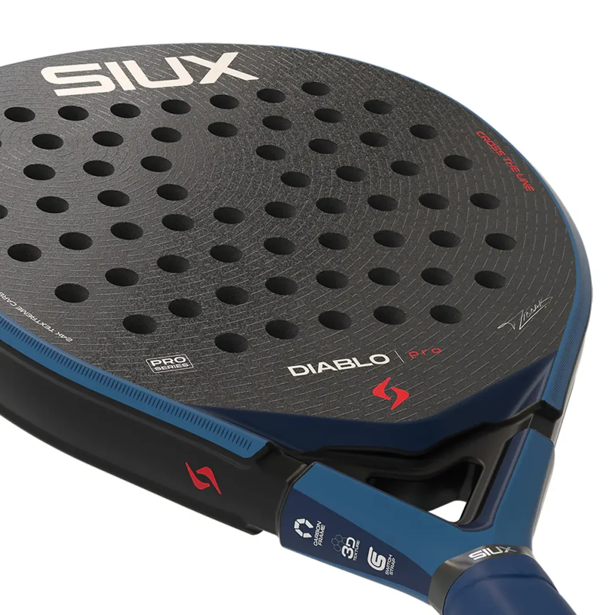 Pala Padel Siux Diablo Pro 2026 Royal Blue Tino Libaak - Imagen 5