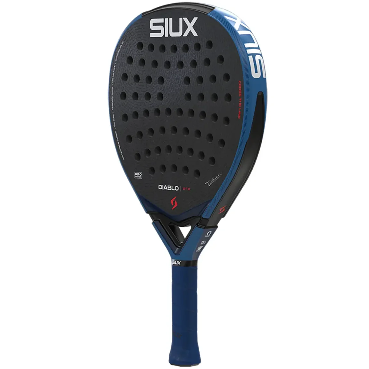 Pala Padel Siux Diablo Pro 2026 Royal Blue Tino Libaak - Imagen 3