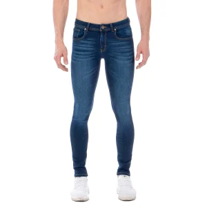 Pantalón Mezclilla Stretch Hombre Stone Wash